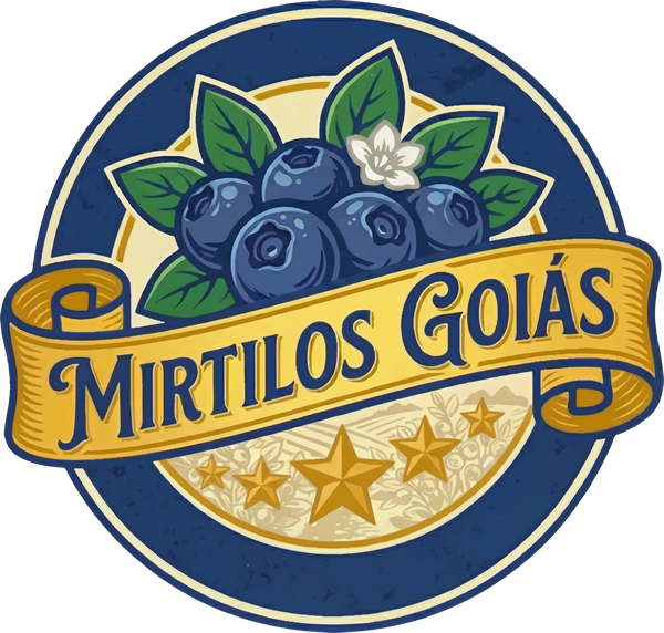 Logo Mirtilos Goiás — produtor de mirtilos frescos em Goiás